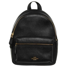 Load image into Gallery viewer, Coach Pebble Leather Mini Charlie Backpack Womens Style : F38263
