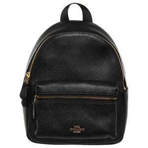 Coach Pebble Leather Mini Charlie Backpack Womens Style : F38263